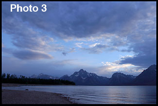 Mount Moran and Coulter Bay in Grand Teton National Park illustrating rule of thirds.