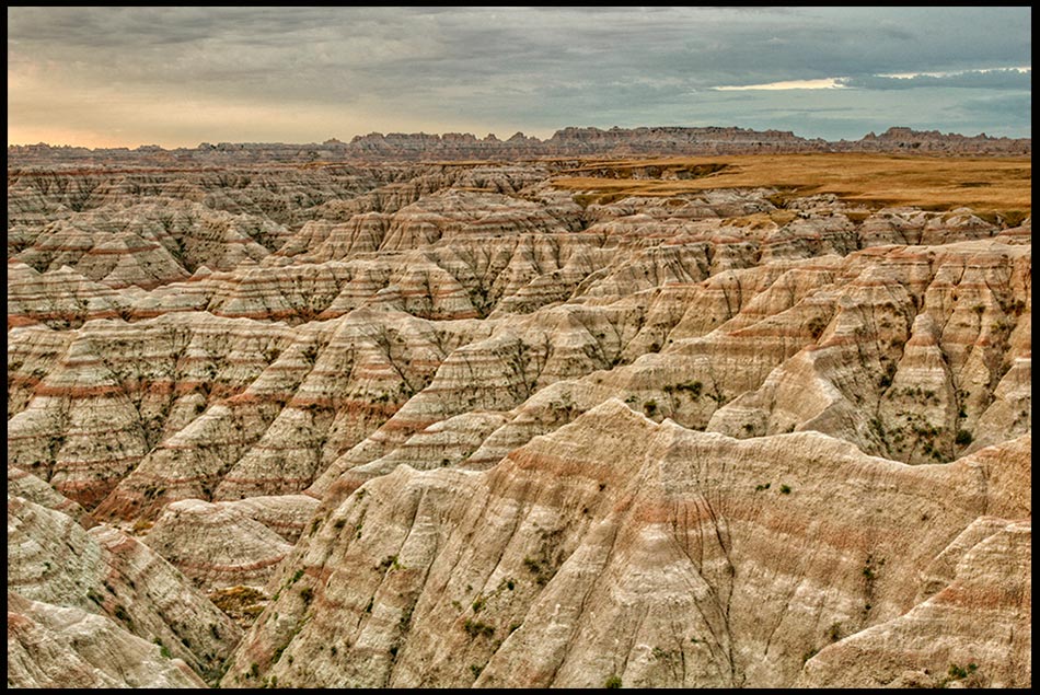 The desert landscape of the Badlands National Park is a dry and weary land. Psalm 63:1 Bible verse of the day