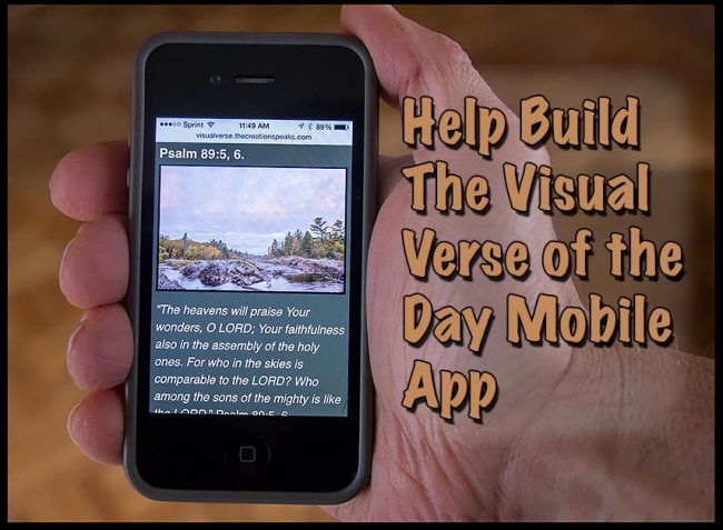 The Visual Verse of the Day Mobile App