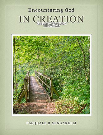 The cover a creation devotional called Encounter God in Creation.