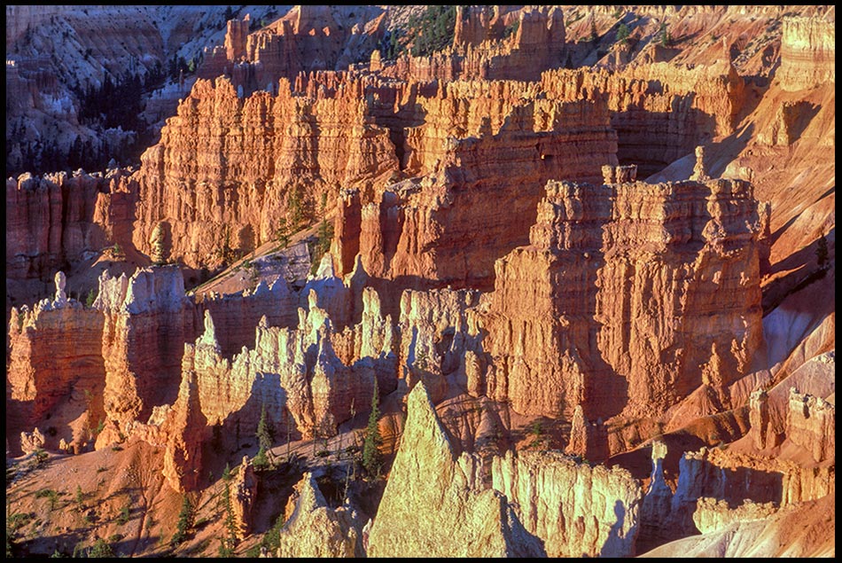 Hoodoo rock formations at sunrise in Bryce Canyon National Park, Utah and 2 Samuel 22:2-3. bible verse about God my rock
