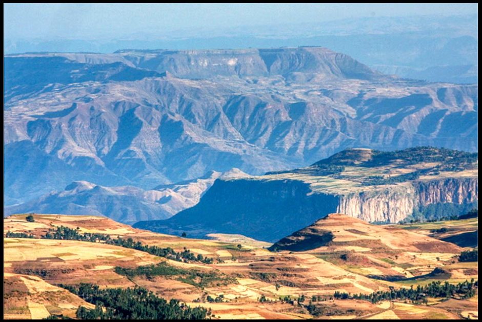 The Mountains of South Gondar, Ethiopia with Bible verse Psalm 90:2 before the mountains Guest Post