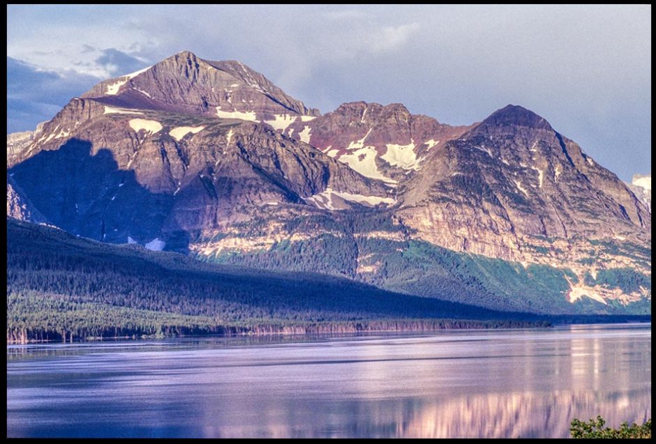 Isaiah 46:9 and Mountains along Lake Sherburne, Glacier National Park, Montana “Remember the former things long past, For I am God, and there is no other